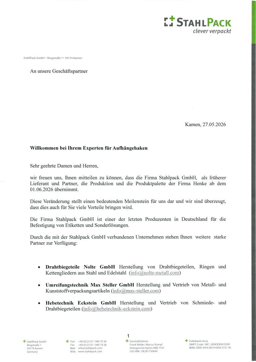 Anschreiben